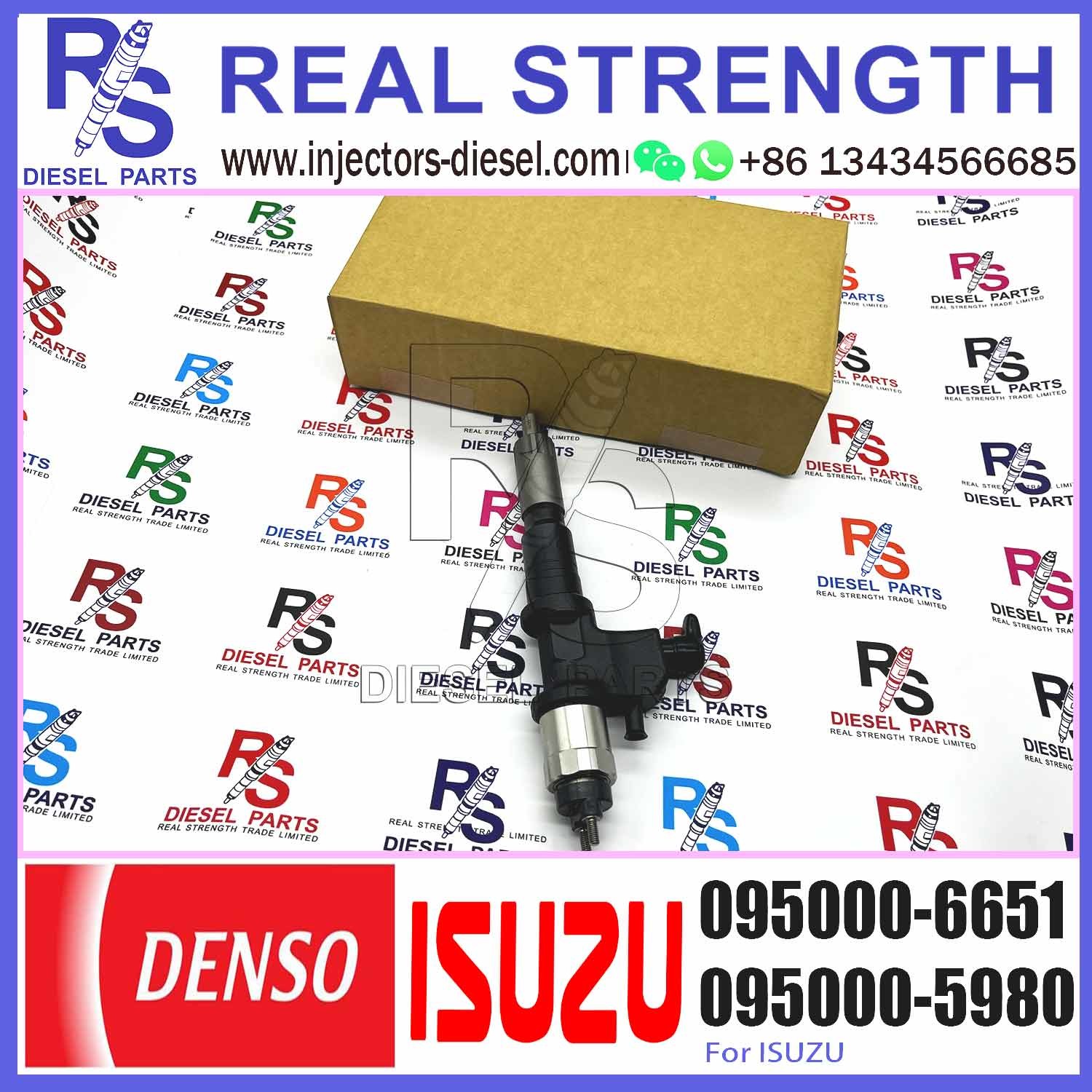 diesel fuel injector nozzle 095000-6650 095000-6651 095000-6652 095000-6653 095000-6654 8-98030550-1 injector for ISUZU