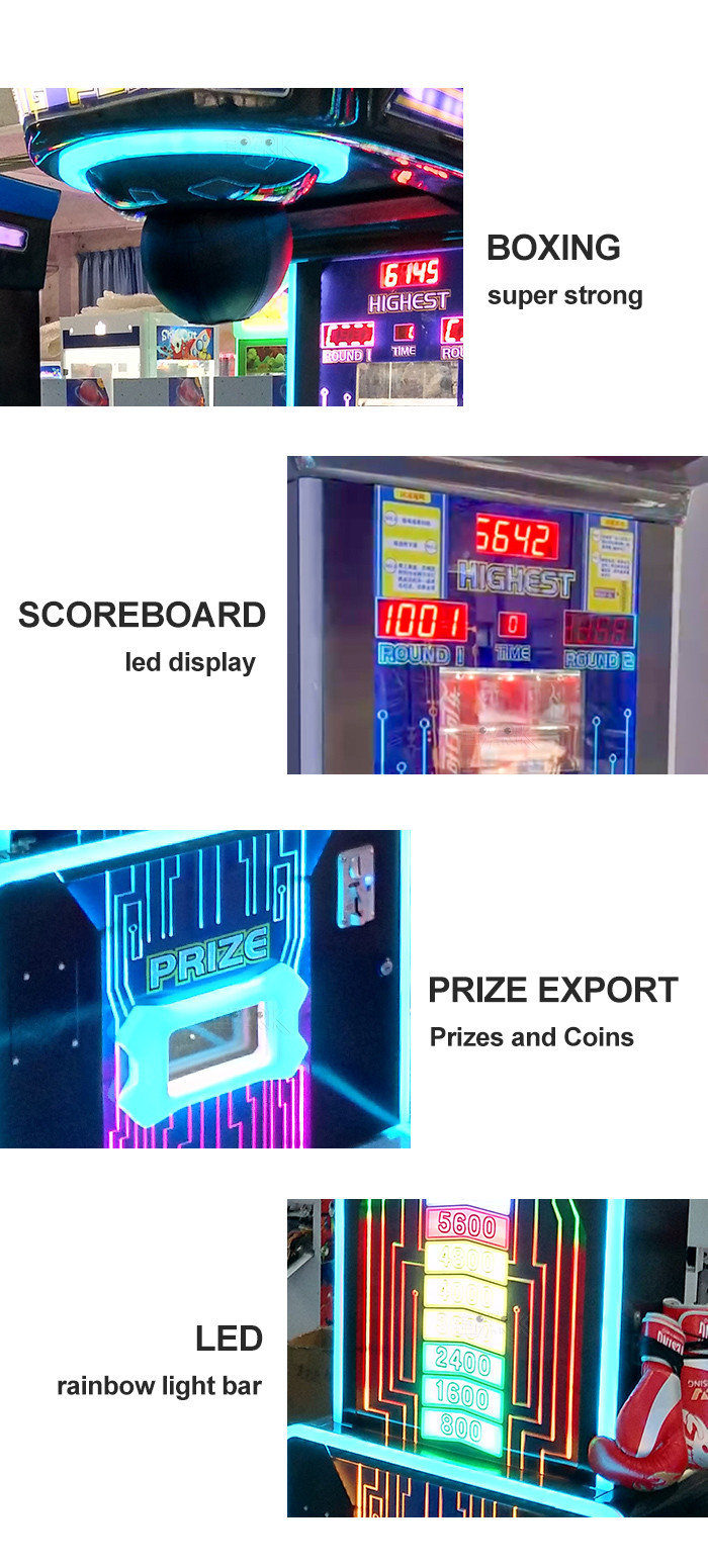Dragon Fist Boxing Ticket Redemption Game Machine Indoor Sport