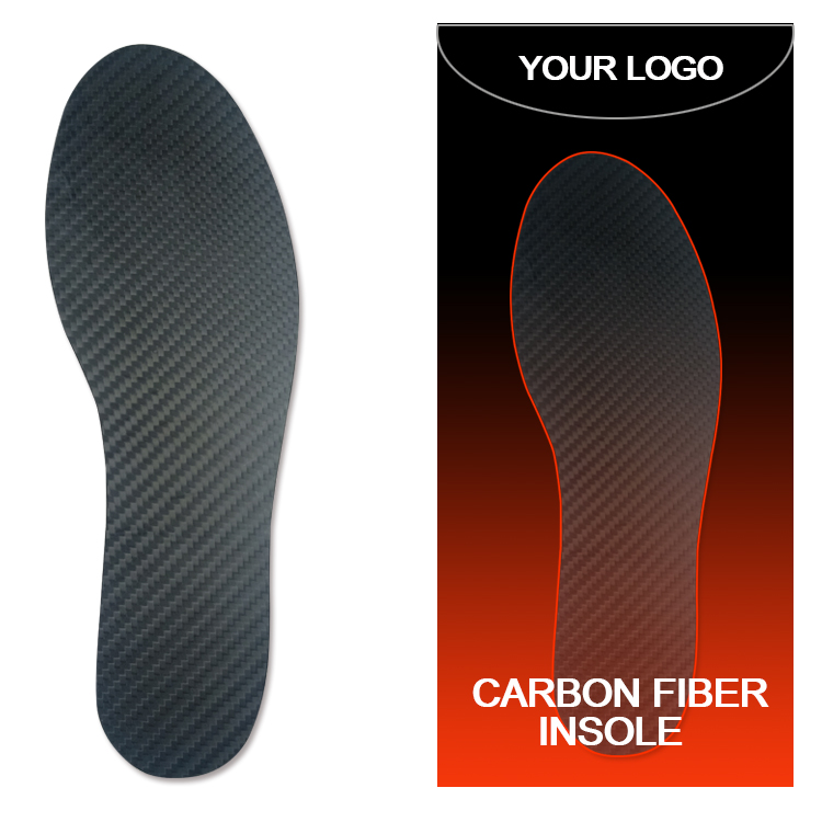Custom Working Boot Insole 1.2mm Carbon Fiber Thermosetting Molding Insole for OEM ODM