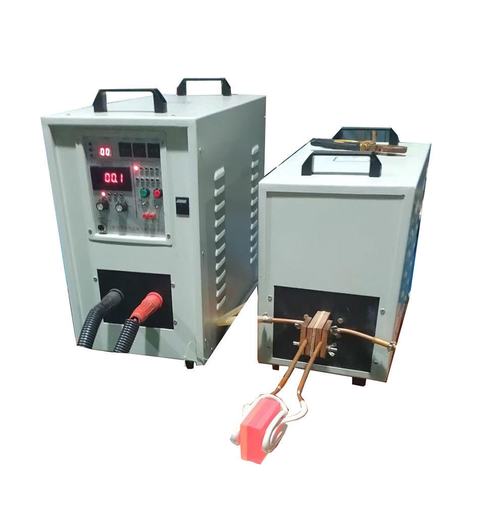 Copper Plate Induction Soldering Machine 60A 30 80Khz High Frequency Induction Heating Machine