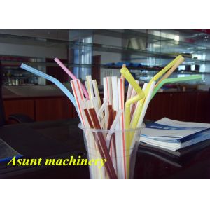 Plastic Pipe Extrusion Machine PP All Sorts Of Color Of Drinking Straws Extruder