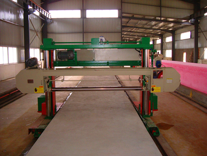 Sheet Polyurethane Horizontal Eps Cnc Cutting Machine PLC Control