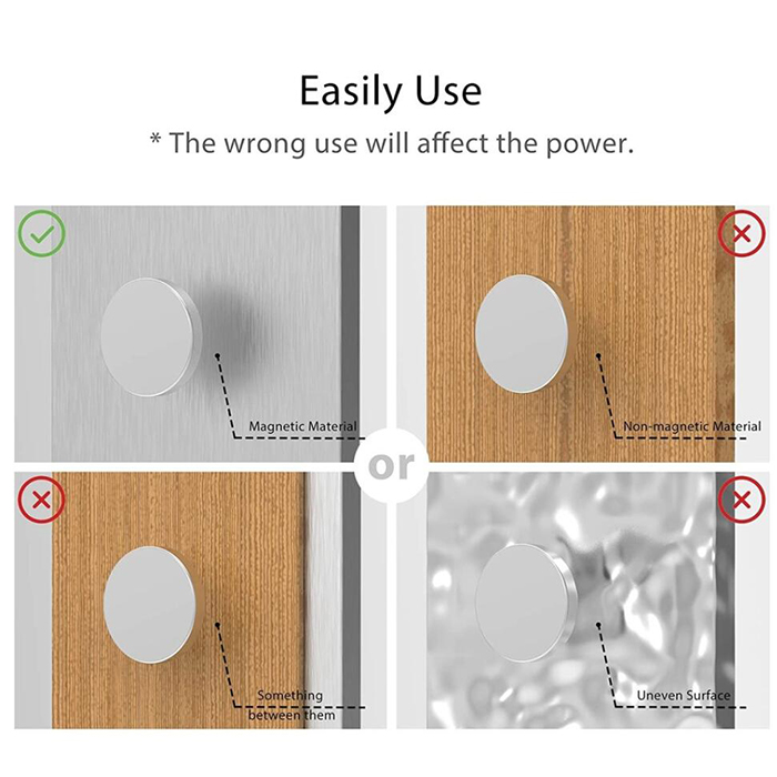Super Powerful Big Round Magnet with Nickel Coating Top- Permanent Neodymium Magnets
