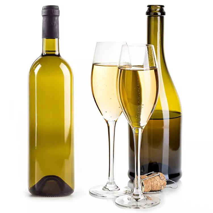 Hot Stamping 500ml Custom Label Flint Empty Glass Wine Bottles 500ml for Spirits