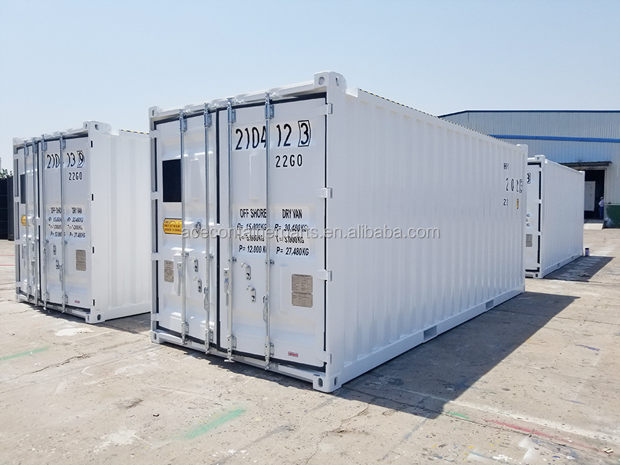 20ft Offshore Container DNV 2.7-1 Standard 6m Oil Drilling Closed Box 20ft Length Steel Floor Optional Sling