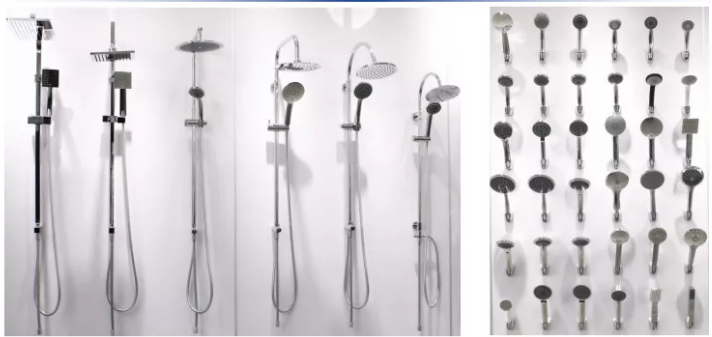 Single Handle Cold And Hot Water Shower Faucet Round Design Bathroom Shower System