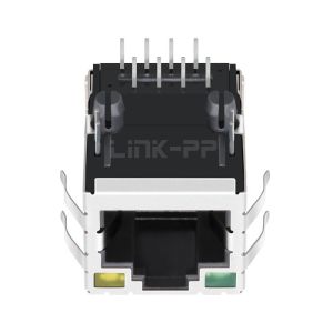 Tyco 5-6605758-1 Compatible LINK-PP LPJ16264A28NL 10/100 Base-T Tab Up Green