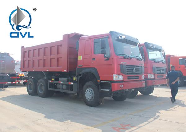 Professional Heavy Duty Dump Truck ZF8098 GERMANY Steering Two Sleepers