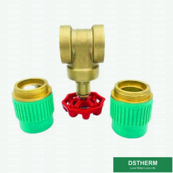 Concealed Brass Gate Valve With Ppr Connection Heat Insulation High Pressure