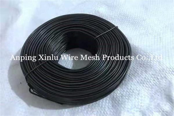 16 Gauge Black Annealed Tie Wire Anti Corrosion 1mm - 2mm Diameter Double Loop