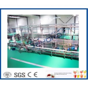 High Efficiency Fruit Juice Processing Line Process Beverage Sterilizing Tunnel