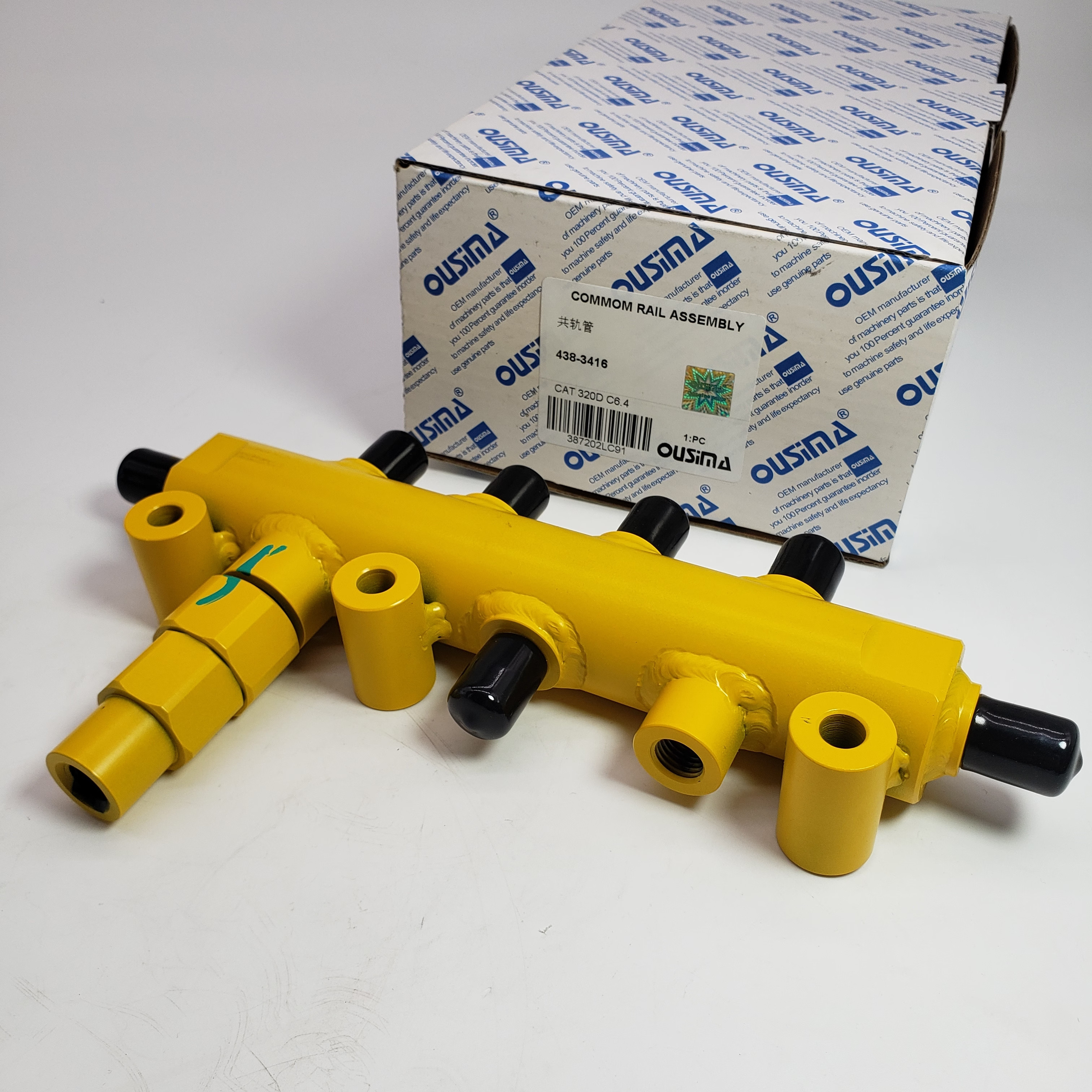 Fuel Common Rail 438-3416 For CAT 320D 323D C6.4