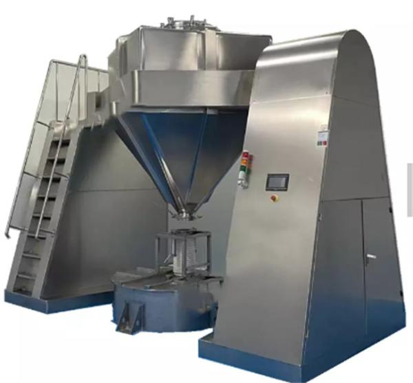 240L Pharmaceutical Chemical Square Cone Mixer Nutritional Industries Powder