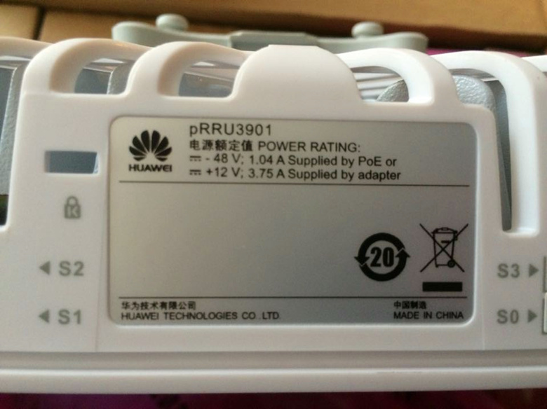 pRRU3901 02310VHS 02310VHT 02310SHV UMTS+FDD of Lampsite Pico pRRU