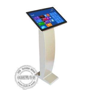 21.5 Inch floor standing network multi touch Kiosk Digital Signage All in one PC windows operating system Manufactures