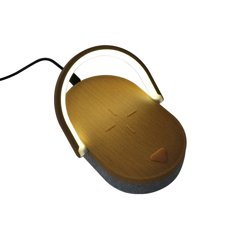 Magical Fast Speed Wireless Charger With LED Light / Speaker OEM ODM