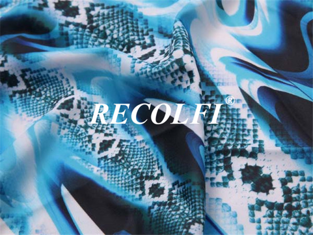 Printed Spandex plastic recycled Fabric Fast Drying UV Protective