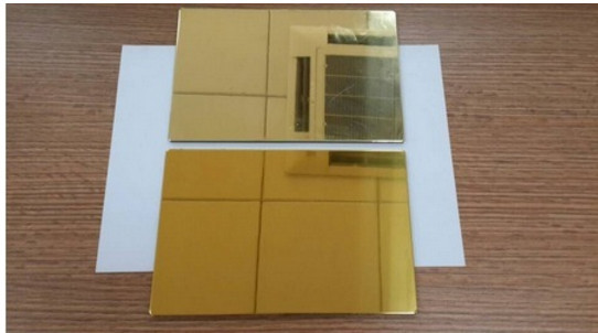 Mirrior Unbreakable Acm Aluminum Panels For Interior Decoration 0