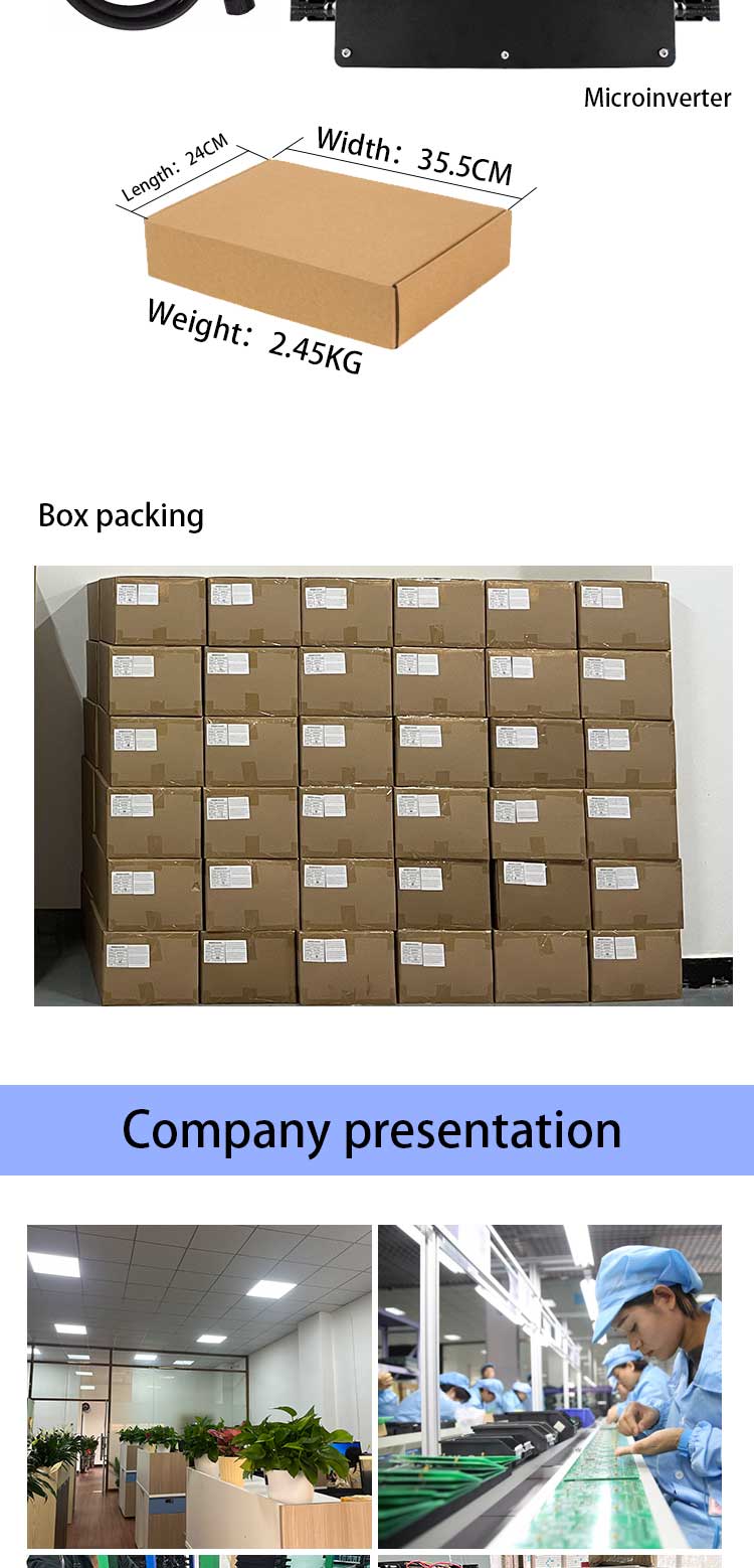 600W 1000W Lowest Price China Wholesale Solar System Micro Inverter Micro Inverter Wvc800 Micro-Inverter