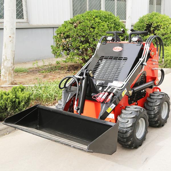 LH380S Diesel Mini Tracked Mini Skid Steer Loader with 4 in 1 Bucket Wheel