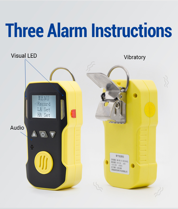 High Durable Oxygen Gas Detector With Micro Control Technical Easy To Operate