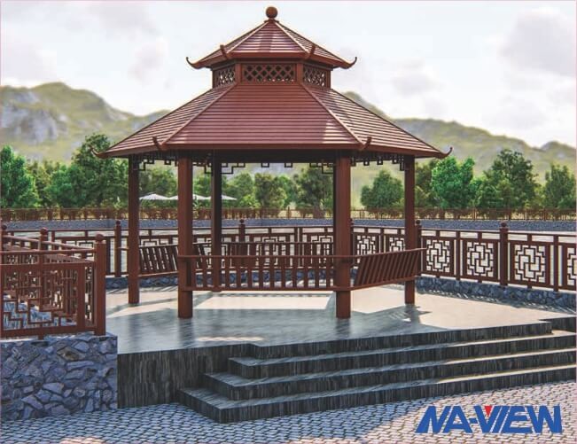 Aluminum Alloy Prefabricated Gazebo Large Garden Gazebo For House