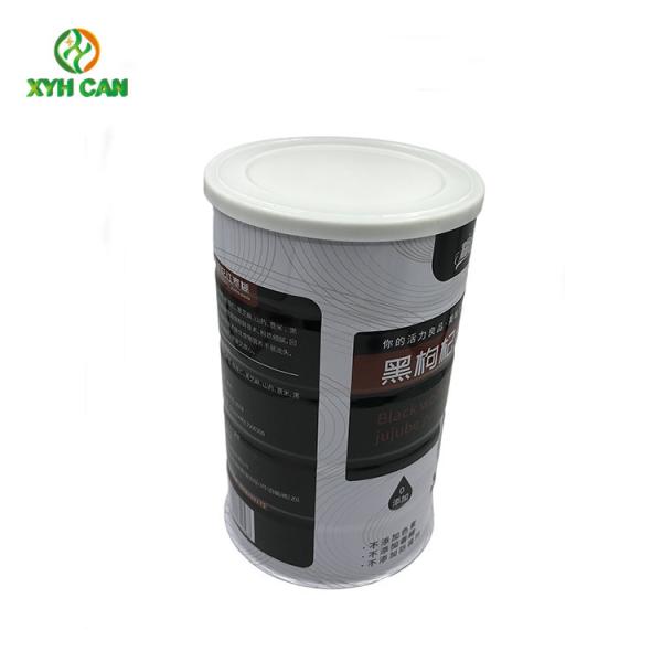Milk Powder Tin Can Food Grade Round Printed Tin Packaging Customized Size Oem