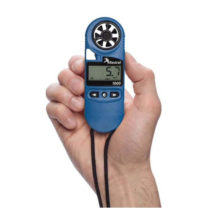 Kestrel 1000 Pocket Wind Meter/Anemometer with Reflective LCD 1-Second Updates