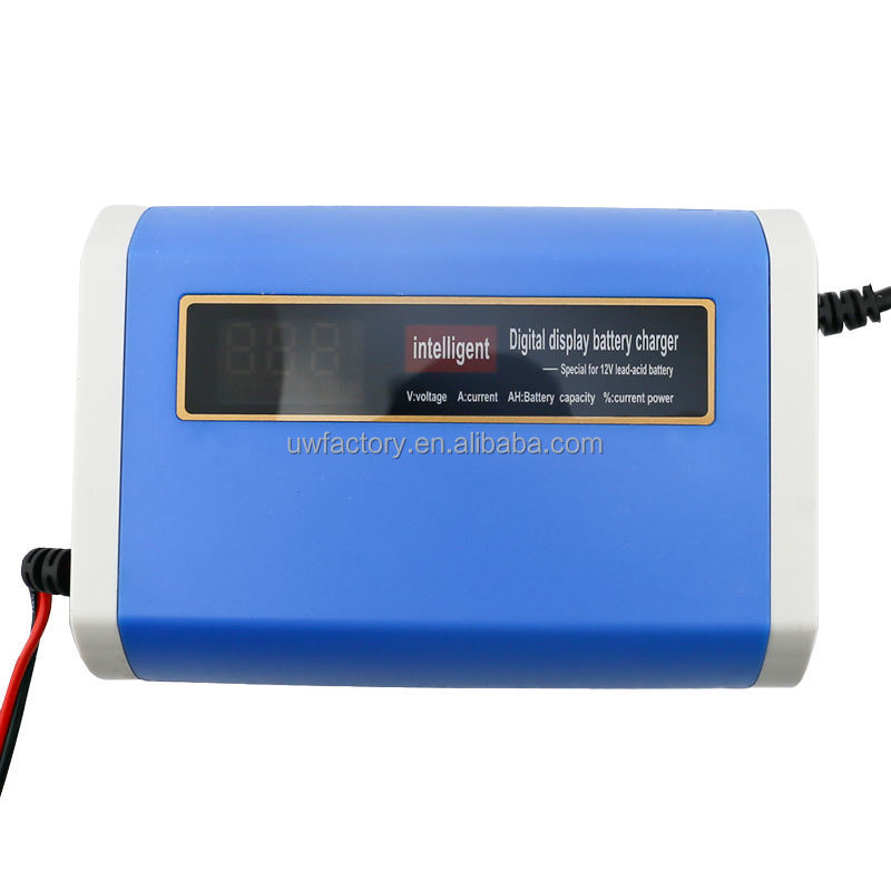 15W/10W/7.5W/5W Automatic Identification Quick Charging Battery Charger for Motorcycle Car Storage Lead Acid Battery
