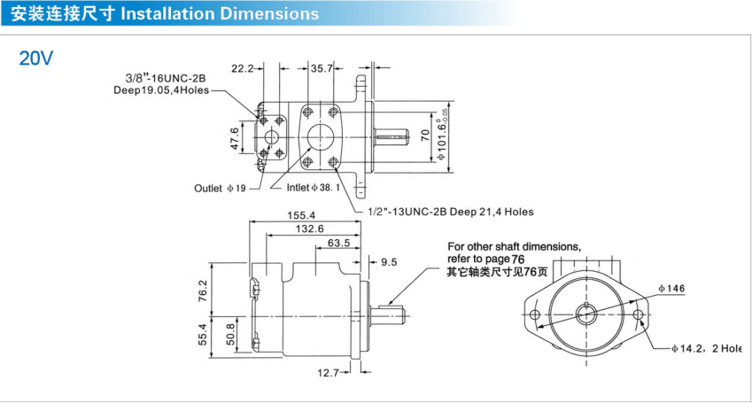 Eaton Vickers High Pressure JBC Hydraulic Pump Hydraulic Ram Pump