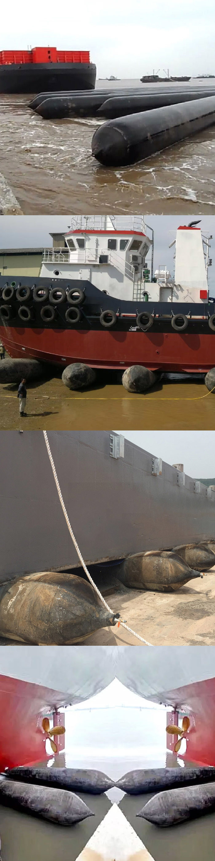 Heavy Marine Boat Lift Float Bags For Marine Salvage Operations
