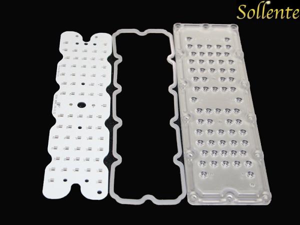 Low Decreases Luminous flux 50W SMD 3030 led street light module 30 degree Beam