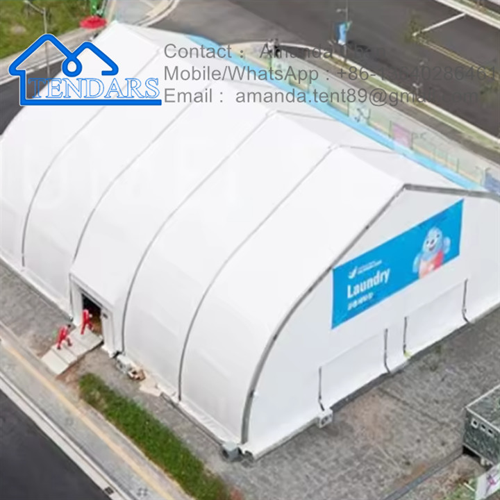 Large Wind Resistant Warehouse Storage Tent Tennis Court Tents Trade Show Tents Stock For Sale