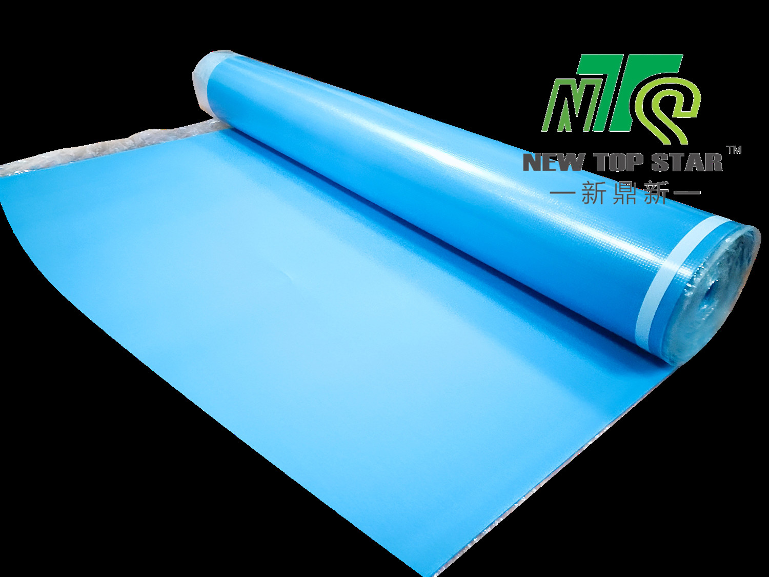 Blue Vinyl Plank Flooring Underlay IXPE 3mm Underfloor Heating Underlay Anti Slip