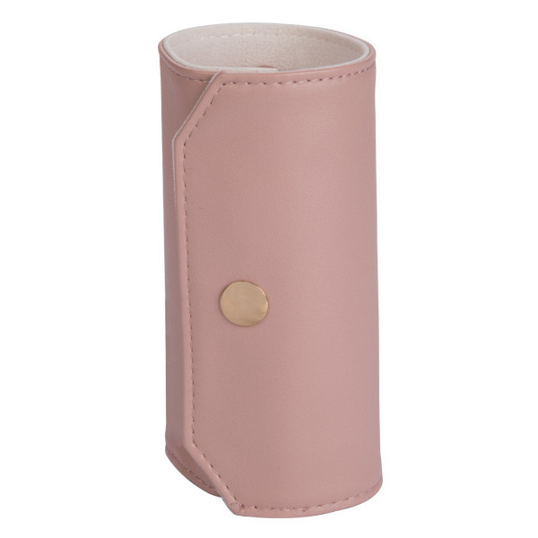 Purple / Pink Leather Jewelry Bag For Jewelry Collect / Display 0.3kg Weight