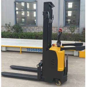 3meters 1.5tons 24V/80Ah Full electric platform stacker with side wheels and