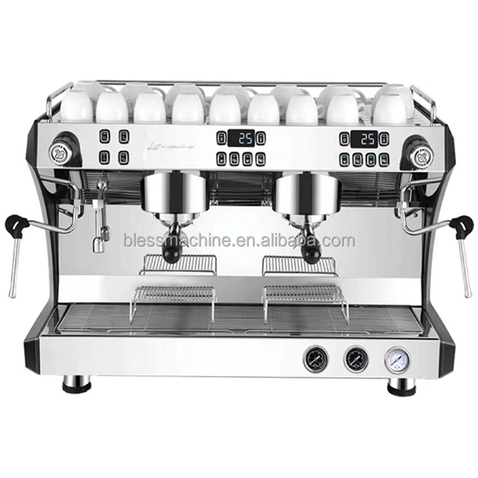 Super Performance Stainless Steel Coffee Machine with Low Investment and 3000w Power