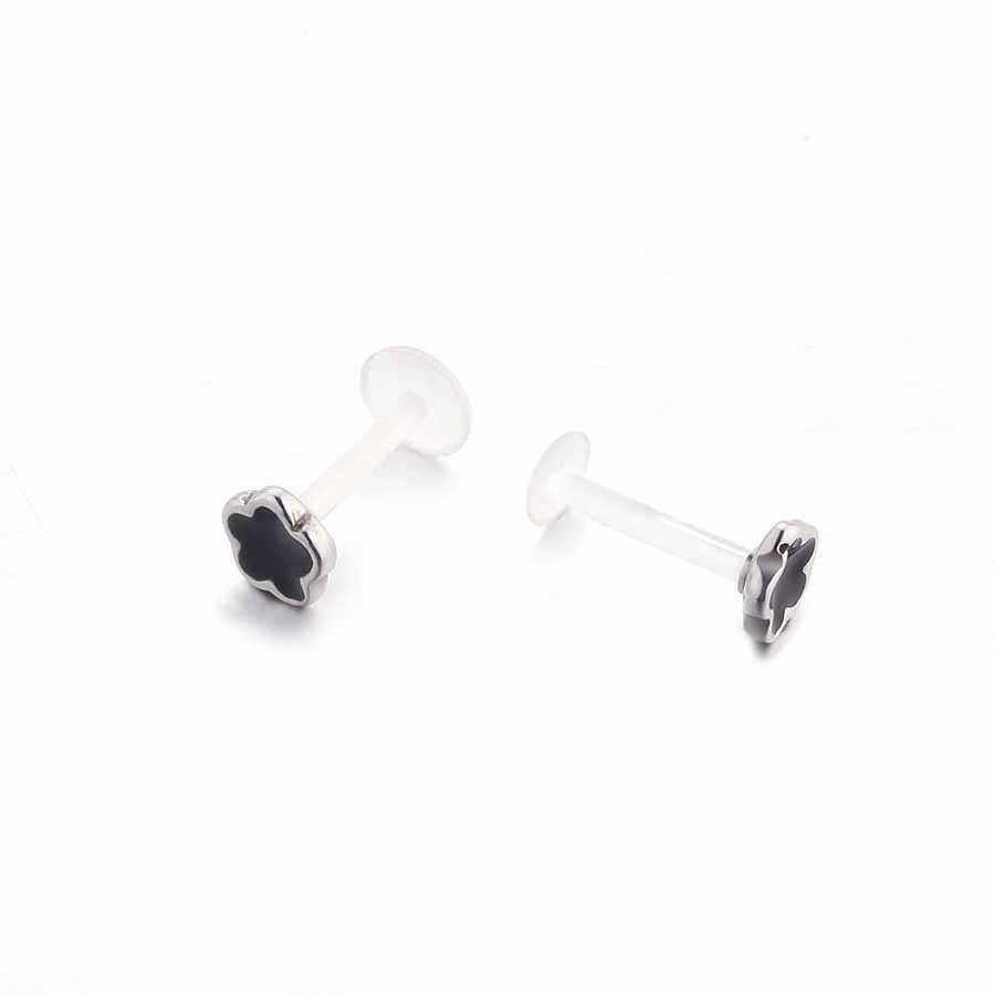 Hot Sale New Arrival Piercing Lip Ring Stainless Steel Internally 16g Labret Lip ring