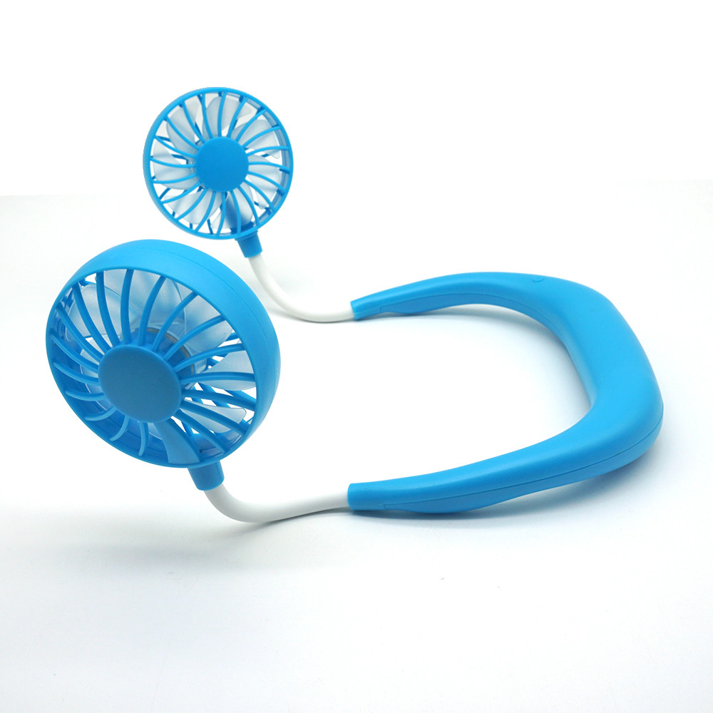 Outdoor 3 Wind Speeds 28cm Rechargeable Neck Fan