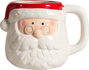  3D Santa Claus Ceramic Anniversary Gift Mug For Christmas Gift OEM Manufactures