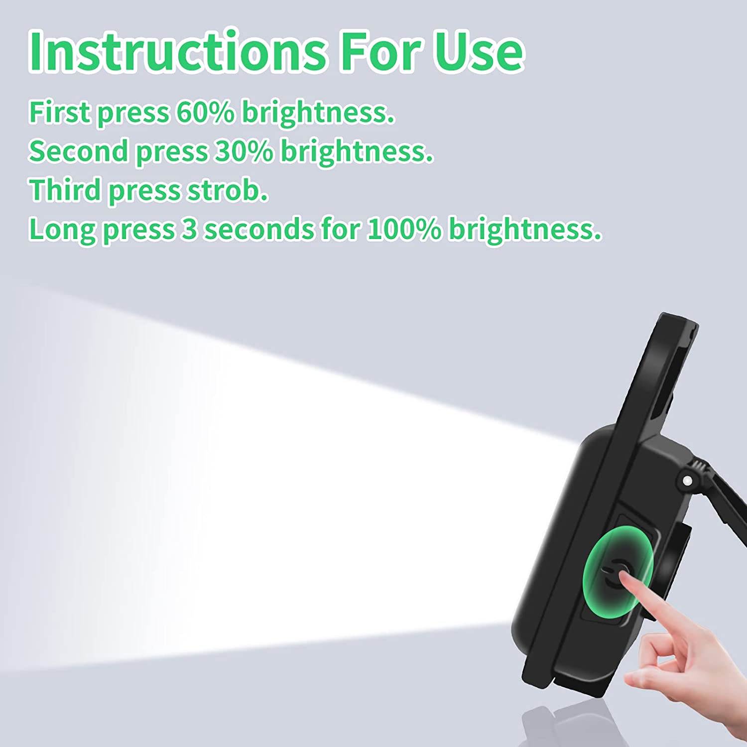 800Lm COB Rechargeable Keychain Light Portable 4 Light Modes Pocket