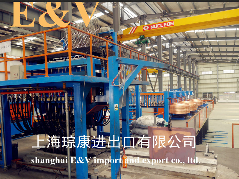  8 ~ 35 Mm Copper Rod Continuous Casting Line Upward Casting Machine High Precision Manufactures