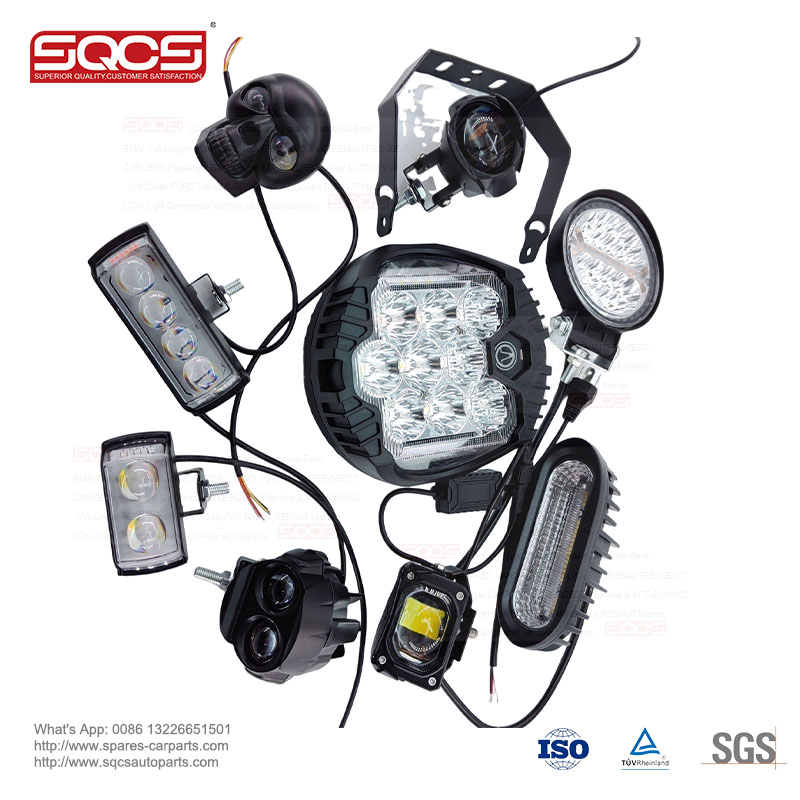 36 Wattage LED Headlight 470F 18W 3 Lights Lamp Spstlight 5064 Dual Colors For 9V 36V Outer Box Size 34.5*32*26 In Market