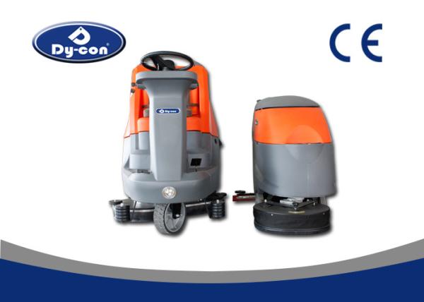 Clean In Place Automatic Battery Powered Floor Scrubber Machine 1160mm Rubber