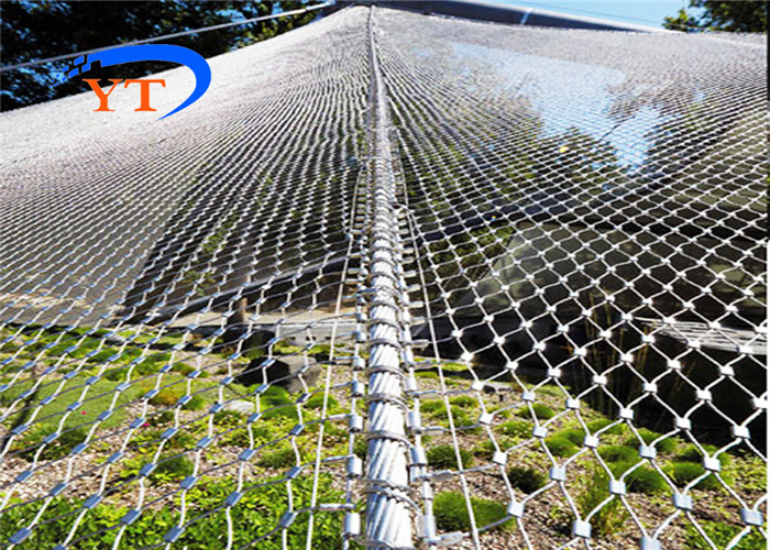 Durable Stainless Steel Aviary Mesh 1.6mm SS Cable Net Zoo Enclosure 7x19