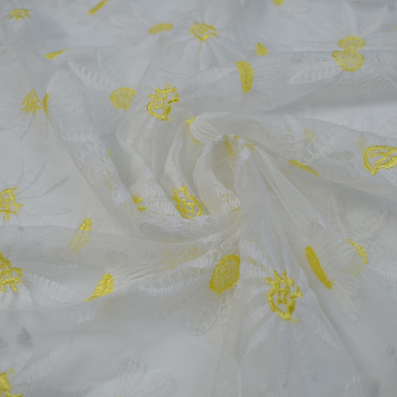 160cm Soft Tulle Lace Wedding Dress Fabric 90% Nylon 10% Metallic