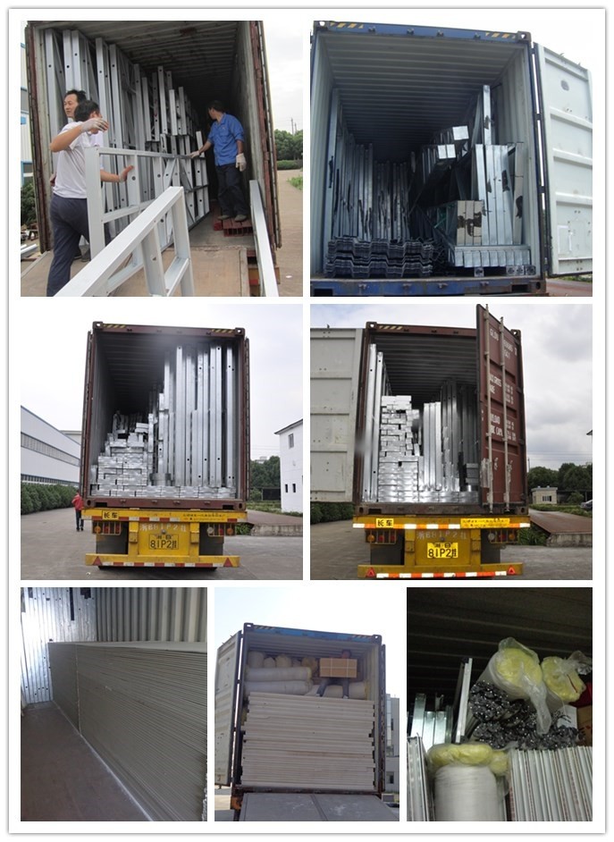 EU Prefabricated Light Steel Framing Modular Home Villa House With Big Windows