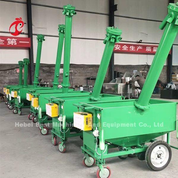 Rechargeable Battery Automatic Chicken Feeding Cart For Chicken Battery Cage