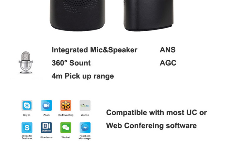 Portable all-in-one autofocus Camera Full HD 1080p usb laptop web cam camera for meeting
