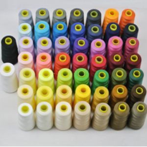 Customized Colors 45/2 Polyester Sewing Thread With High Tenacity And Normal
